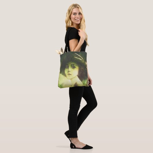 Mystical Willow Tree Fairy Fantasy Art Tote Bag (Op model)