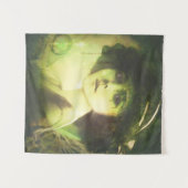 Mystical Willow Tree Fairy Fantasy Art Wandkleed (Voorkant (horizontaal))