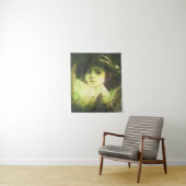 Mystical Willow Tree Fairy Fantasy Art Wandkleed (In situ)