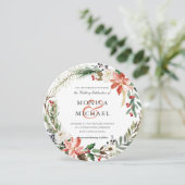 Mystical Winter | Botanische reuzenweddenschap Kaart (Staand voorkant)