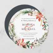 Mystical Winter | Botanische reuzenweddenschap Kaart (Voorkant / Achterkant)