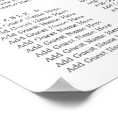 Mystical Winter | Weddenschappen Poster (Hoek)