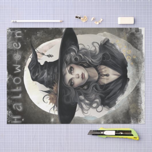 Mystical Witch Tissuepapier (Craft)