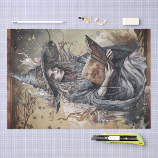 Mystical Witch Tissuepapier (Craft)