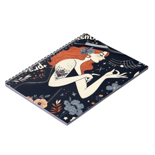 Mystical Witchy Spiral Photo Notitieboek (Linkerzijde)