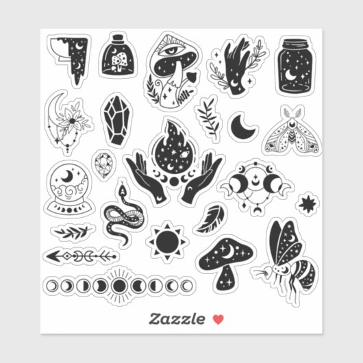 Mystical Witchy Sticker Pack (Vel)
