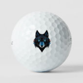 Mystical Wolf Golfballen (Voorkant)