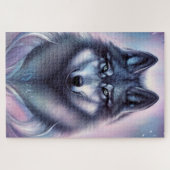 Mystical Wolf Jigzaag Puzzle Legpuzzel (Horizontaal)