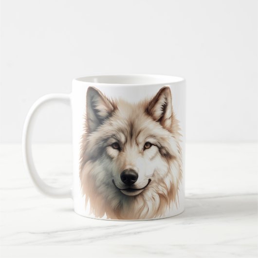 Mystical Wolf Koffiemok (Links)