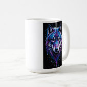 Mystical Wolf Koffiemok (Voorkant rechts)