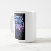 Mystical Wolf Koffiemok (Voorkant links)