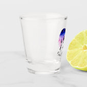 Mystical Wolf Spirit Animal Gepersonaliseerd Shot Glas (Links)