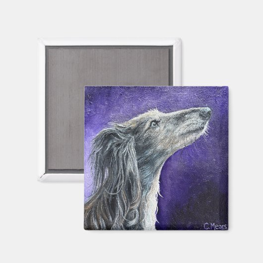 Mystical Wolfhound Magnet (Voorkant / Achterkant)
