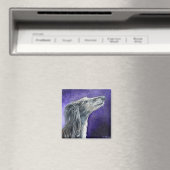 Mystical Wolfhound Magnet (Insitu (Vaatwasser))
