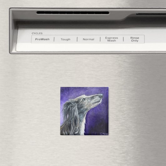 Mystical Wolfhound Magnet (Insitu (Vaatwasser))