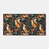 Mystical Woodland Fox with Moons and Moths Bureaumat (Voorkant)