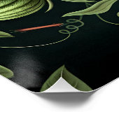 Mystical Woodland Moth Perfect Poster (Hoek)