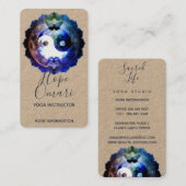 Mystical Yin Yang, Spiritueel Holistic Kraft Visitekaartje (Voorkant / Achterkant)