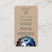 Mystical Yin Yang, Spiritueel Holistic Kraft Visitekaartje (Achterkant)