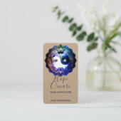 Mystical Yin Yang, Spiritueel Holistic Kraft Visitekaartje (Staand voorkant)