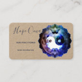 Mystical Yin Yang, Spiritueel Holistisch Visitekaartje (Voorkant)