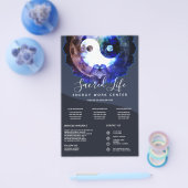 Mystical Yin Yang, Spirituele holistische dienst Flyer (Enkel)