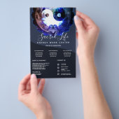 Mystical Yin Yang, Spirituele holistische dienst Flyer (Hand)