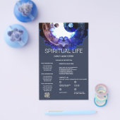 Mystical Yin Yang, Spirituele holistische dienst Flyer (Enkel)