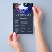 Mystical Yin Yang, Spirituele holistische dienst Flyer (Hand)