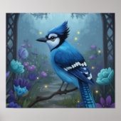 MysticBlueJay Poster (Voorkant)