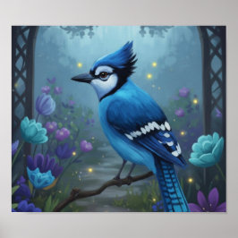 MysticBlueJay Poster