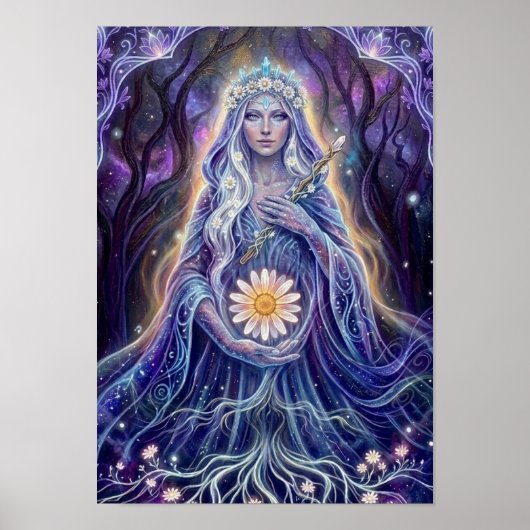 MysticDaisyGoddess Poster (Voorkant)