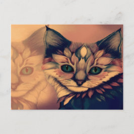 Mysticism Cat Atmosphere Briefkaart