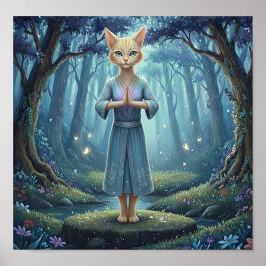 MysticMoonLiteMeditatie Poster (Voorkant)