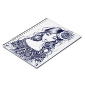 MysticRose Notitieboek (Linkerzijde)