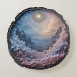 Mystics Scape Rond Kussen