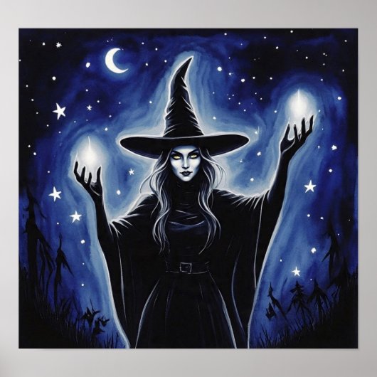 MysticStarWitch Poster (Voorkant)