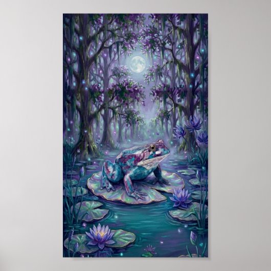 MysticSwampFrog Poster (Voorkant)