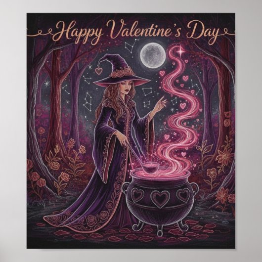 MysticValentineWitch Poster (Voorkant)