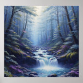MysticWaterFall  Poster (Voorkant)