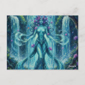 MysticWaterFallHeks Briefkaart (Achterkant)