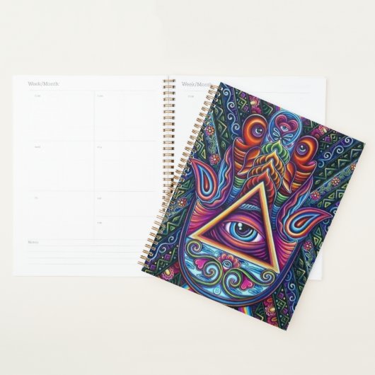 Mystiek alziend oog planner (Display)