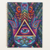 Mystiek alziend oog planner (Voorkant)