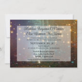 Mystiek betoverd bos bruiloft uitnodiging (Achterkant)