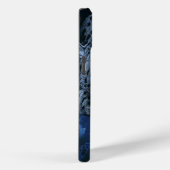 Mystiek blauw kosmisch sneeuwluipaard Case-Mate iPhone case (Achterkant / Rechts)