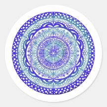 Mystiek blauw, Mandala stickers