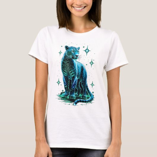 Mystiek Blue Energy Jaguar T-shirt (Voorkant)