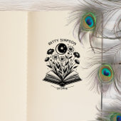  Mystiek boek Custom ex libris stempelhond Zelfinktende Stempel