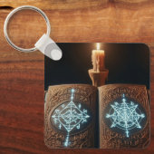 Mystiek boek sleutelhanger (Voorkant)