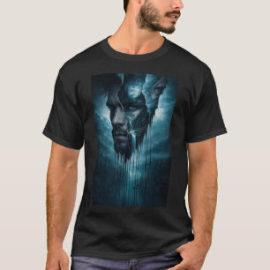 Mystiek Bos Binnen – Surrealistisch Mannelijk Port T-shirt
